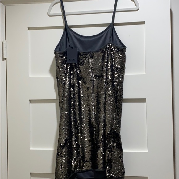 Charcoal sequin dress - Picture 4 of 8